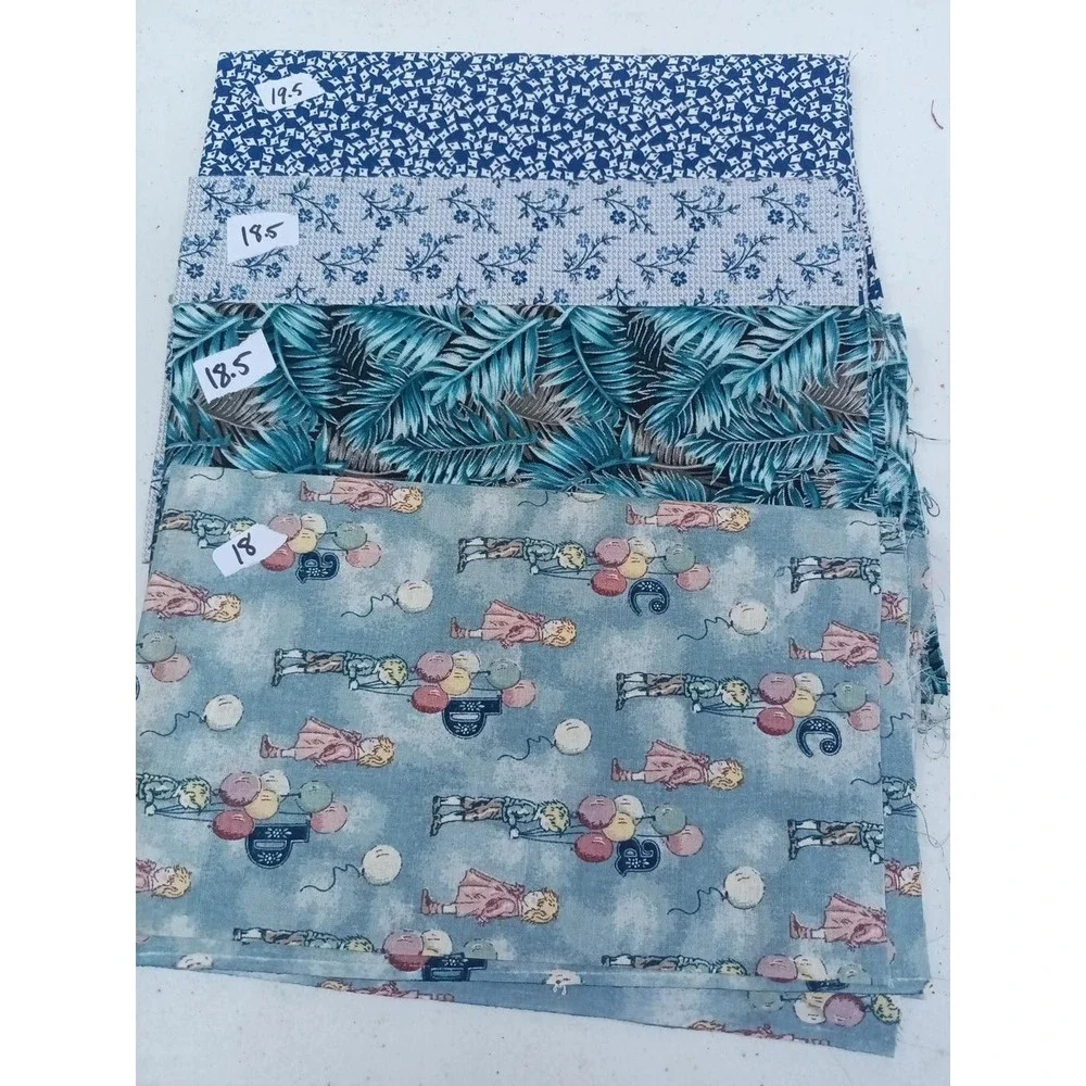 14 Piece 1/2 yard cuts Cotton Fabric Bundle Mixed Florals Craft Quilting Sewing